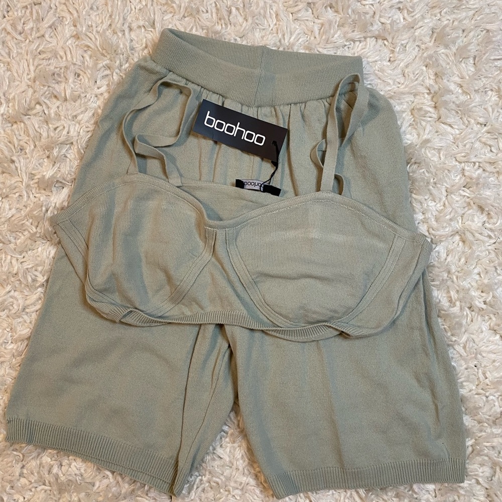 Women’s Knit Shirt and Bralette